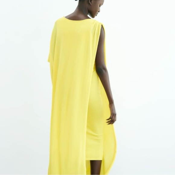 Zara Long Knit Cape Dress Limited Edition NWT - Picture 9 of 15